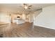 Open living area with hardwood floors and natural light at 590 Glenkirk Pl, Garner, NC 27529
