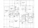 Main floor plan featuring kitchen, dining, Gathering room, bedrooms, garages and screen porch at 3705 Joyful Creek Trl, Zebulon, NC 27597