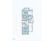 Upstairs floorplan shows bedrooms, bathrooms and laundry at 1000 Addison Pl # 101, Raleigh, NC 27610