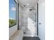 Modern shower with glass enclosure and stylish tile work at 1000 Addison Pl # 101, Raleigh, NC 27610