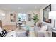 Comfortable living space with a window view, artistic decor, and modern furnishings at 1309 Hudson Ave # A7, Durham, NC 27705