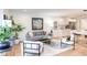 Comfortable living room featuring modern furniture, stylish decor, and an open layout, perfect for relaxation at 1309 Hudson Ave # A7, Durham, NC 27705
