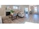 Open living room featuring neutral walls, stylish furniture, and wood floors for a cozy and inviting atmosphere at 167 Logbridge Rd, Chapel Hill, NC 27516