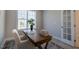 Bright office space featuring a work desk, neutral decor, and natural light from a nearby window at 167 Logbridge Rd, Chapel Hill, NC 27516