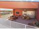 Rooftop deck with grill, dining table, seating area, television and city views at 600 S Duke St # 26, Durham, NC 27701