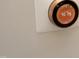 Close-up of a smart thermostat displaying the temperature in a modern setting at 600 S Duke St # 26, Durham, NC 27701