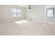 Spacious bonus room with pre-wired projector at 503 Bendemeer Ln, Rolesville, NC 27571