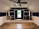 Bright bonus room with built-in shelves and window seat at 503 Bendemeer Ln, Rolesville, NC 27571