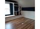 Bonus room with built-in shelving and window seat at 503 Bendemeer Ln, Rolesville, NC 27571