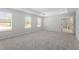 Bright bedroom with neutral carpet and plenty of natural light at 55 New Liberty Dr, Youngsville, NC 27596