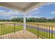 Covered deck with a view of the backyard at 85 Kissington Way, Benson, NC 27504