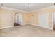 Large bedroom with high ceilings and hardwood floors at 105 Kingfisher Way, Louisburg, NC 27549