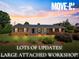 Charming single-story brick home featuring a welcoming front porch and beautifully landscaped front yard at 127 Fairfield Cir, Dunn, NC 28334