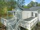 An expansive deck offers great space for outdoor entertaining at 1408 Ferrell Ct, Creedmoor, NC 27522