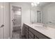 Bathroom boasts double vanity and a separate shower and tub at 518 Donnegal Farm Dr, Fuquay Varina, NC 27526