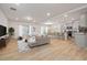 Open concept living room, kitchen, and dining area at 518 Donnegal Farm Dr, Fuquay Varina, NC 27526