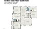 Second floor plan features several bedrooms, a hall, and multiple bathrooms at 603 W Davis St, Burlington, NC 27215