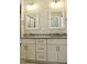 Bathroom with granite countertops and double sinks at 79 Surles Landing Way, Benson, NC 27504