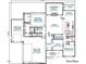 First floor plan featuring a two-car garage, kitchen, Primary bedroom, and dining room at 130 Broadleaf Ln, Louisburg, NC 27549