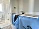 Bathroom with modern fixtures and an adjacent toilet room, still under construction at 130 Broadleaf Ln, Youngsville, NC 27596