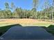 Large backyard with lush green grass and mature trees, great for outdoor activities at 135 Cherry Bark Dr, Youngsville, NC 27596