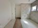 Modern bathroom with stylish tile accents, a sleek shower design, and a minimalist aesthetic at 135 Cherry Bark Dr, Youngsville, NC 27596