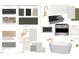 Selection of elegant kitchen and bathroom materials, with modern fixtures and neutral tones at 135 Cherry Bark Dr, Youngsville, NC 27596