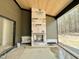 Covered patio with fireplace under construction, blending indoor comfort with outdoor living at 135 Cherry Bark Dr, Youngsville, NC 27596