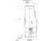 Plat map depicting lot boundaries and dimensions and house footprint at 163 Vili Dr, Broadway, NC 27505