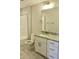 Bathroom with tile floors, granite countertop vanity, and shower-tub combination at 48 Surles Landing Way, Benson, NC 27504