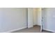 Spacious bedroom with a closet, neutral walls and carpet, and ample outlets at 48 Surles Landing Way, Benson, NC 27504