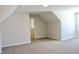 Bonus room featuring plush carpet, natural light and space for recreation or a playroom at 48 Surles Landing Way, Benson, NC 27504