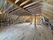 Unfinished attic showcases its wood frame, insulated HVAC ductwork, and prepped subfloor at 2006 Anna Lilley Dr # 72, Fuquay Varina, NC 27526