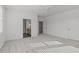 Carpeted main bedroom featuring a ceiling fan and ensuite bathroom at 2006 Anna Lilley Dr # 72, Fuquay Varina, NC 27526