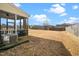 Screened porch overlooking a spacious backyard at 2019 Tennessee Rd, Durham, NC 27704