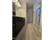 Bathroom with dark vanity, and a large walk-in shower at 216 Vili Dr, Broadway, NC 27505
