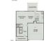 First floor plan showing layout of kitchen, Gathering room, and garage at 216 Vili Dr, Broadway, NC 27505