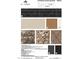Image shows exterior color options for the home. Includes roof, siding, trim and brick options at 2412 Englemann Dr # 112, Apex, NC 27502