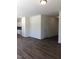 Open-concept living space with wood-look floors at 65 Vili Dr, Broadway, NC 27505