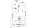 Drawing showing the boundary lines, location of the proposed building, and setbacks at 65 Vili Dr, Broadway, NC 27505