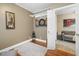 Fun game room with dartboard and sitting area at 909 E F St, Butner, NC 27509