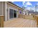 Spacious deck with access to the backyard and views of surrounding homes at 101 Prairie Dog Dr, Louisburg, NC 27549