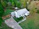 Aerial view of house and yard at 1924 Edgeleaf Dr, Willow Springs, NC 27592