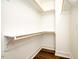 Spacious closet with ample shelving and hanging space at 2407 Hart Street # B, Durham, NC 27703