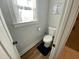 Small bathroom with toilet and vanity at 26 Wildberry Ct, Rocky Mount, NC 27804
