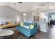 Bright and airy living room with neutral walls and hardwood floors at 58 Northview Dr, Middlesex, NC 27557