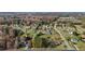 Aerial view of neighborhood, showcasing homes and landscape at 7261 Mcbane Mill Rd, Graham, NC 27253