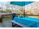Deck with dining table, umbrella, and grill at 807 E Edenton St, Raleigh, NC 27601