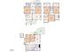 Detailed floor plan of a multi-level home, showing room layouts at 807 E Edenton St, Raleigh, NC 27601