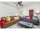 Spacious living room with two sofas and a coffee table at 807 E Edenton St, Raleigh, NC 27601